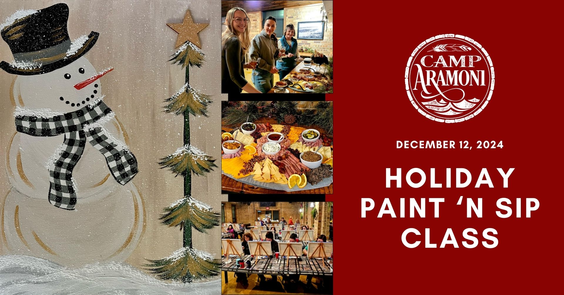 Holiday Paint ‘N Sip Class Heritage Corridor Destinations Visitors